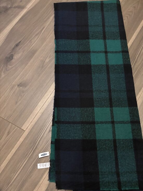 Old Navy Accessories - Old Navy Black Watch Tartan Plaid Flannel Blanket Scarf ~ NWT